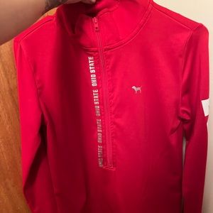 VS-OH State half zip. Long sleeve.